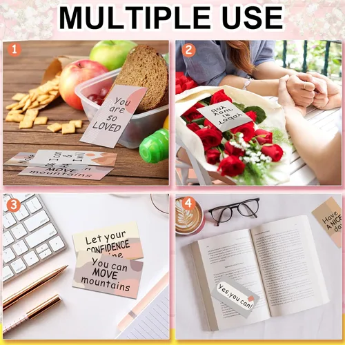 Miniatura 6 de Outus 120 tarjetas con citas motivacionales de motivación, agradecimiento, gratitud, motivación comercial, 30 estilos, 3.5 x 2 pulgadas