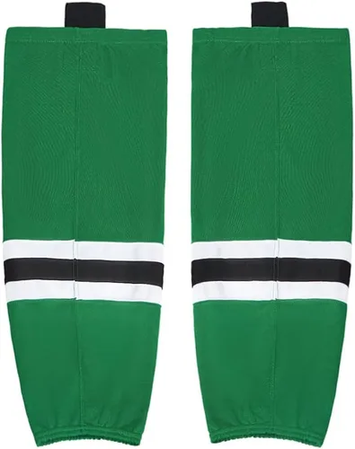 Miniatura 2 de EALER HS100 Series Team Color Dry Fit Calcetines de hockey sobre hielo para niños jóvenes a adultos mayores y jóvenes a adultos, Xw090#verde