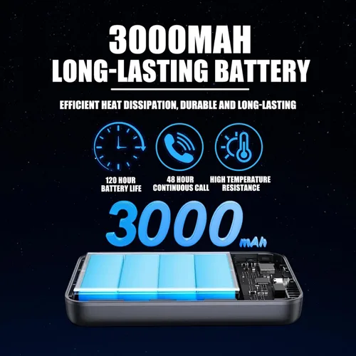 Miniatura 7 de KAYOTOM Radios bidireccionales de alcance ilimitado gratuito de por vida, comunicación global rápida PTT Pulsar para hablar y escuchar a través
