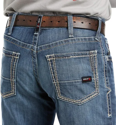 Miniatura 4 de Ariat Pantalones relajados con corte de bota Workhorse, marino