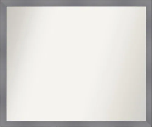 Miniatura 141 de Amanti Art Espejo personalizado, espejo de baño gris plomo a rayas, espejo de pared o espejo de tocador de baño sobre el fregadero