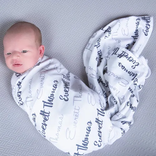 Miniatura 7 de Manta con nombre personalizada para bebé, niño, niña y niños. Manta con nombre personalizado del nombre del bebé. Manta con nombre personalizada