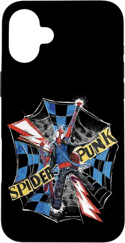 Miniatura 23 de Marvel Spider-Man: Across The Spider-Verse - Carcasa para iPhone 17, diseño de Spider-Punk