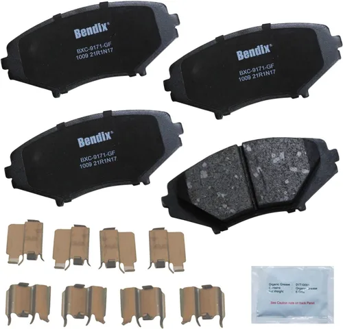 Miniatura 439 de Pastillas de freno delanteras cerámicas Bendix Priority1 CFC2302 para Hyundai Elantra 2021, Sonata 2022-2020, Kia K5 2023-2021