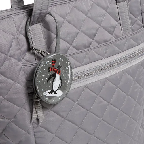 Miniatura 2 de Vera Bradley Etiqueta de equipaje novedosa para mujer, Par de pingüinos