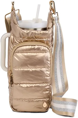 Miniatura 17 de WanderFull® Ranura con cremallera original HydroBag® HANDLE™ para mango, soporte para botella de agua cruzado manos libres y accesorios para vasos