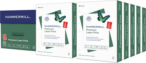 Miniatura 15 de Hammermill Papel para impresora, impresión láser premium 24 lb, 8.5 x 11-5 resma (2,500 hojas), 98 brillante, fabricado en los Estados Unidos