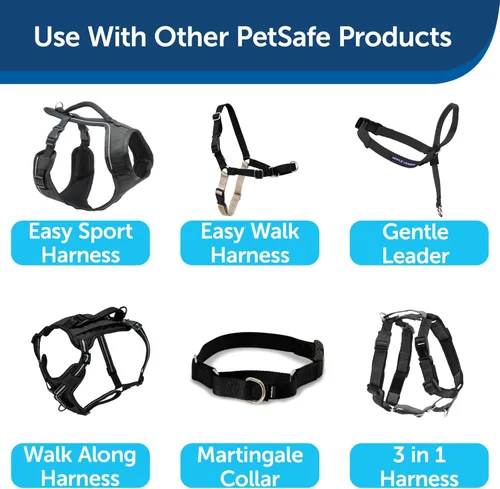 Miniatura 6 de PetSafe Correa de nailon para perro, resistente, duradera, de estilo tradicional con broche de perno fácil de usar para perros pequeños, medianos