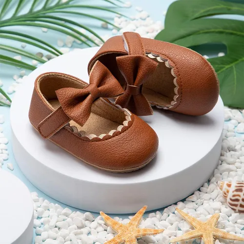 Miniatura 3 de HsdsBebe Mary Jane - Zapatos planos con lazo antideslizante y suela suave para niñas pequeñas, zapatos de vestir para bodas