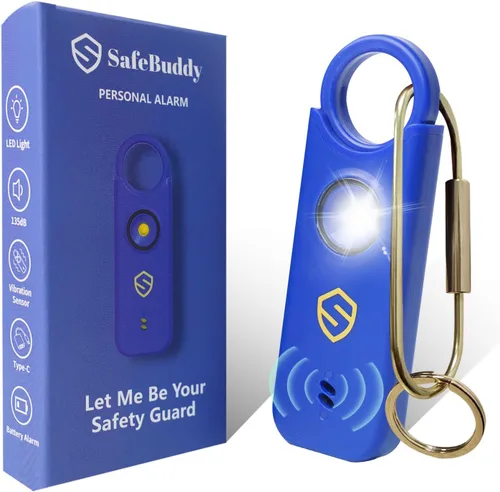 Miniatura 7 de Alarma personal para mujeres, hombres, niños, ancianos, defensa personal – diseñada por mujeres de 140 dB con altavoces adicionales de alarma