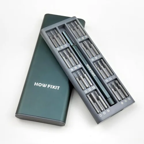 Miniatura 6 de HowFixit PRO - Juego de destornilladores de 48 bits para reparación de electrónica, smartphone, iPhone, laptop, Macbook, PC, consola