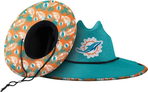 Miniatura 46 de FOCO - Sombrero de paja con logotipo de equipo universitario de NCAA y estampado floral para hombre TEAM LOGO