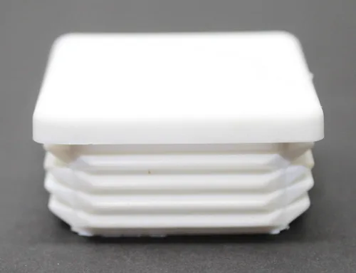 Miniatura 6 de Tapa de tubo cuadrada blanca de plástico universal de 1-1/2 pulgadas, tapón de acabado, tapa de extremo de tubo de tubo, deslizamiento de silla