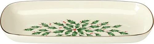 Miniatura 34 de Lenox 863652 - Juego de platos y cuchillos para queso navideños
