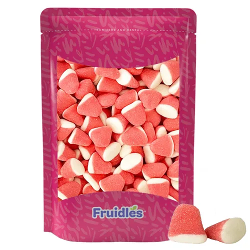 Miniatura 7 de Fruidles Caramelos de gomitas de fresa, deliciosas gomitas de sabores de frutas recubiertas de azúcar (1 libra)