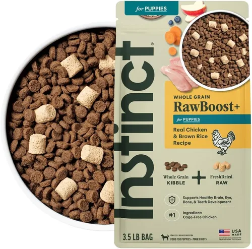 Miniatura 15 de Instinct Raw Boost, alimento seco natural para perros con trozos liofilizados, receta de grano entero con alto contenido de proteínas, carne de res