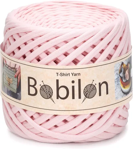 Miniatura 20 de Hilo de Camiseta de Algodón 7-9 mm (0.276-0.354 in) para Ganchillo, Tejido, Macramé, Manualidades DIY – Jersey Soft Ribbon, Fettuccini Zpagetti