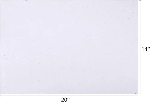 Miniatura 3 de SUNCOLOR 120 hojas de papel de seda blanco de 20 x 14 pulgadas para bolsas de regalo, papel de seda con purpurina para manualidades