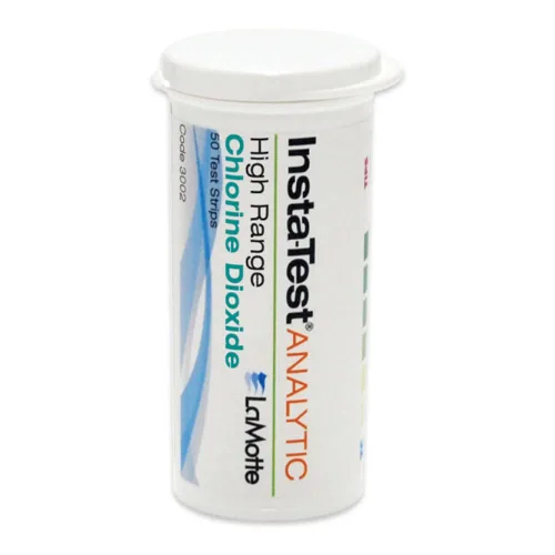 Miniatura 8 de Lamotte 2999 Tiras de prueba, dióxido de cloro, 0-10ppm, 50 tiras/vial