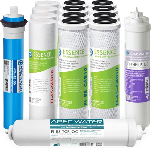 Miniatura 13 de APEC - JUEGO DE FILTROS - Repuesto de alta capacidad, juego de prefiltros para sistema de filtro de agua de ósmosis inversa serie ESSENCE, etapa 1