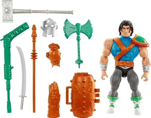 Miniatura 8 de Masters of the Universe Origins Turtles of Grayskull Skeletor Figura de Acción Articulable de Juguete, Tortugas Ninja Mutantes Adolescentes y Motu