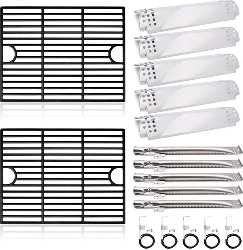 Miniatura 11 de Piezas de repuesto para parrilla Nexgrill de 4 quemadores 720-0830H, 720-0783E, 720-0830D, 5 quemadores 720-0888N, 720-0888, rejillas de parrilla