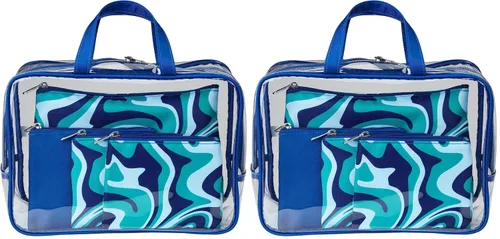 Miniatura 9 de Conair Set de 5 piezas de artículos de tocador y bolsa de cosméticos por menos de $30, incluye 4 bolsas de maquillaje y 1 peine de viaje