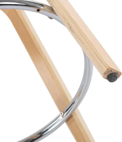 Miniatura 6 de LukeAlon Taburete de Bar Moderno de Sherpa Individual, Taburetes de Altura de Asiento Bajo de 26 Pulgadas Tapizados con Altura de Encimera sin