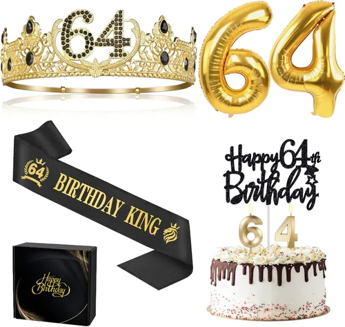 Miniatura 24 de Regalos de cumpleaños número 17 para niño, decoraciones de cumpleaños número 17 para niños, suministros de decoración de fiesta, incluyendo corona