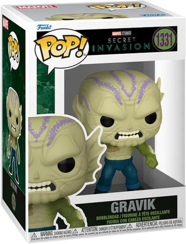 Funko Pop! Marvel: Secret Invasion - Gravik - Figura de vinilo coleccionable - Idea de regalo - Producto oficial - para niños y adultos - Fans de
