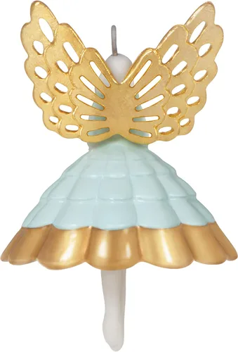 Miniatura 4 de Hallmark Keepsake Adorno de Navidad en miniatura de 1.5 pulgadas 2022, angelito con corazón, porcelana