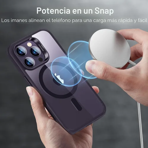 Miniatura 4 de ESR Classic Hybrid Funda para iPhone 14 Pro Max, compatible con MagSafe, protección a prueba de golpes de grado militar, resistente al amarilleo