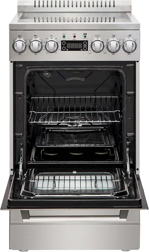 Miniatura 4 de Avanti Cocina Eléctrica Serie ELITE Diseño Compacto, Capacidad de 2 Pies Cúbicos con 4 Quemadores de Serpentín, Puerta de Horno de Vidrio Enmarcado