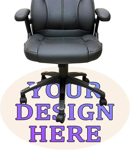 Miniatura 118 de Tapete redondo personalizado para silla de escritorio de oficina, diseño de tu propio logotipo de foto, texto, alfombrillas circulares