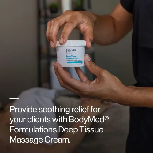 Miniatura 7 de BodyMed Formulations - Crema de masaje de tejido profundo, 4 onzas, sin fragancia, crema totalmente natural para terapia de masaje, certificado