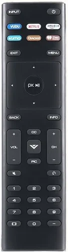 Nuevo control remoto universal para todos los controles remotos de TV Vizio, control remoto de repuesto compatible con todos los televisores