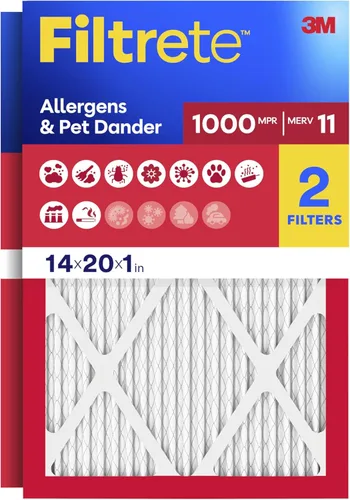 Miniatura 18 de Filtrete - Filtro de aire para aire acondicionado y calefactor, 2 x 24 x 1 pulgadas, MPR 1 MERV 11, defensa contra alérgenos, paquete de 2