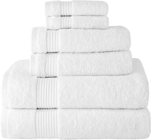 Miniatura 38 de Classic Turkish Towels CTT - Juego de 12 paños de primera calidad, 100% algodón turco, altamente absorbentes y de secado rápido, toallas faciales