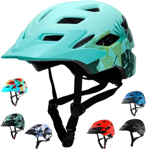 Miniatura 13 de Kids Bike Helmet,Bavilk Kids Boys Girls Bike Helmets with LED Light Detachable Visor Children Youth Teen Multi-Sport for Skating Cycling Scooter
