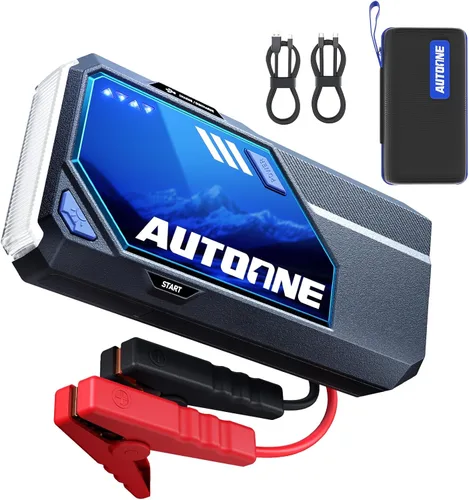 Miniatura 8 de AUTOONE Arrancador de coche de 4000 A, arrancador de batería portátil para coche compacto de hasta 10.0 L de gasolina y 8.0 L de motor diésel