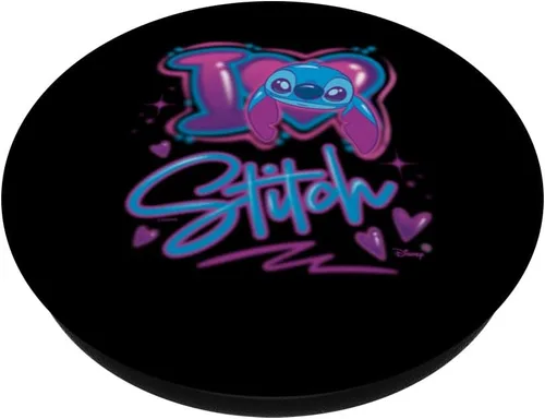 Miniatura 2 de Lilo & Stitch - PopSockets PopGrip estándar con diseño de I Love Stitch