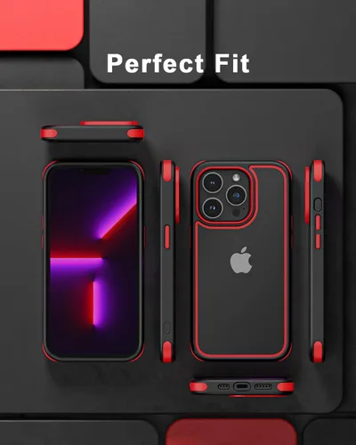 Miniatura 5 de Mobnano Funda transparente para iPhone 11, con protección multicolor a prueba de golpes, no amarillenta, anti arañazos, parte trasera