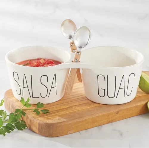 Miniatura 3 de Mud Pie Juego de salsa doble de salsa y guacamole