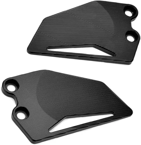 motokano Accesorios de motocicleta para reposapiés delantero y trasero, juego de placas de talón compatible con KTM Duke 390 2017 18 19 20 21 2022;