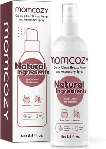 Miniatura 17 de Momcozy M5 Lite - Bomba extractora de leche manos libres portátil, brida DoubleFit para comodidad como la del bebé, 3 modos y 9 niveles de succión