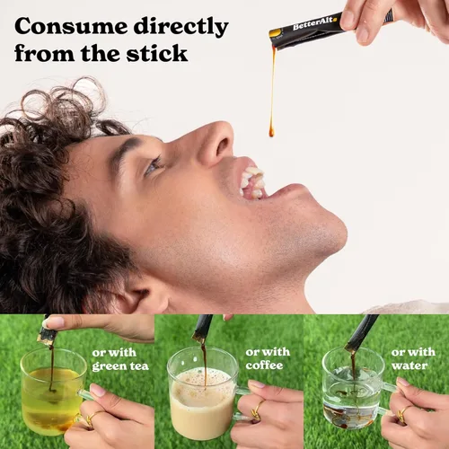 Miniatura 7 de Better Alt Paquete de 2 palitos de shilajit puro del Himalaya (clásico + sabor a canela) Shilajit fácil de consumir, refuerzo de energía y apoyo