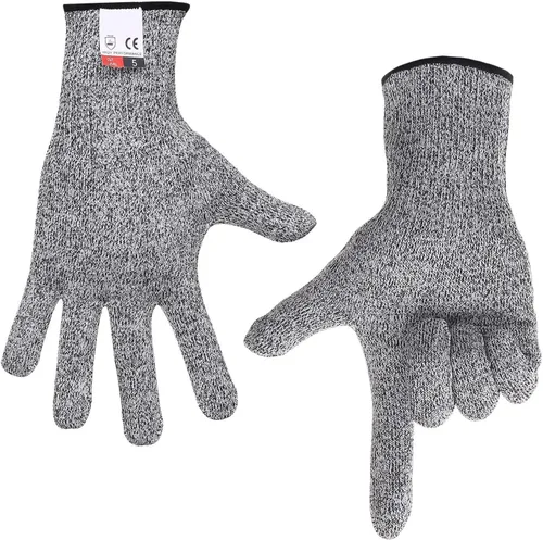 Miniatura 2 de Guantes resistentes a cortes, protección de manos de grado alimenticio nivel 5, guantes de corte de cocina (XS)