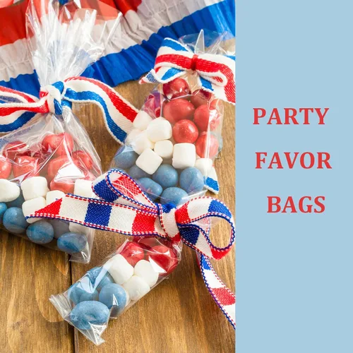 Miniatura 3 de Bolsas de celofán Morepack, 200 bolsas transparentes de 3 x 11 pulgadas, con lazos giratorios para amarrarlas, para guardar caramelos y galletas