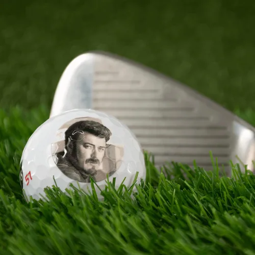 Miniatura 5 de Wilson Fifty Fifty Pelotas de golf personalizadas, manga de 3, añade tu foto o logotipo, diseños personalizados para hombres y mujeres, regalos