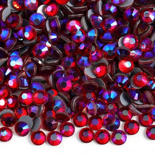 Miniatura 43 de 6000 diamantes de imitación termoadhesivos a granel, diamantes de imitación azules para ropa de manualidades, cristales termoadhesivos para Zafiro